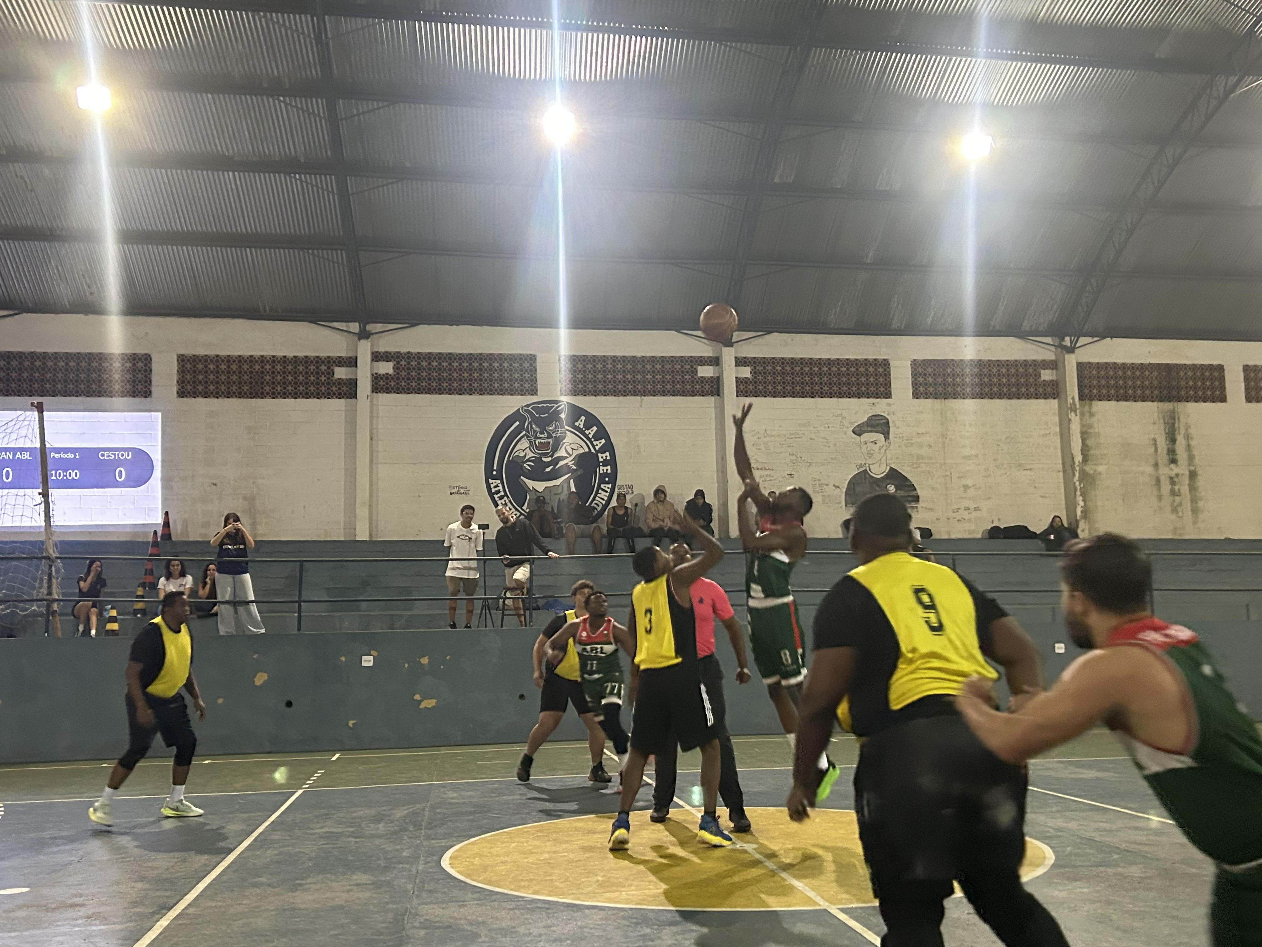 Campeonato de basquete em parceria com a Atlética Panterão